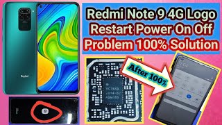 Redmi Note 9 4G Long Restart Power On Off Problem 100 Solution Xaiomi Mi Note 9 4G Logo [upl. by Ahsirpac594]