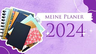 Meine Planeraufstellung für 2024  Happy Planner Fail und jede Menge Journals [upl. by Euqirne]