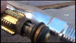 Mr DIY How to replace a outdoor wall faucet with a Woodford Model 19 [upl. by Kellina142]