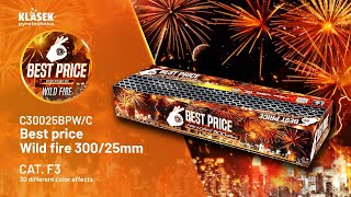 C30025BPWC Best price Wild fire 30025mm  Klasek pyrotechnics [upl. by Atinet]