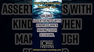 A Leadership Decency Tip for Today  Indispensable Consulting [upl. by Anilehcim]