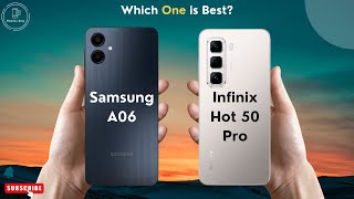 Samsung A06 vs Infinix Hot 50 Pro [upl. by Nnairak]