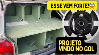 PROJETO DIFERENCIADO NO GOL BOLA VW GOL COM SOM GRAVE FORTE SOM DO NORDESTE GOL REBAIXADO BASS [upl. by Ardnaxela574]