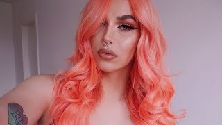 I Dye My Hair Peach 🍑 And other experiments in hair dye [upl. by Stulin]