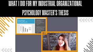 What I Did for My IO Psychology Thesis [upl. by Neeron]