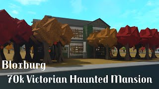 Bloxburg 2 Story 70k Abandoned and Haunted Mansion  Welcome To Bloxburg  Speedbuild [upl. by Esiuol]