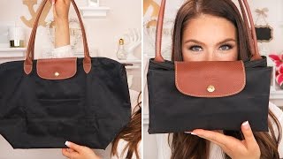 How To Fold Longchamp Le Pliage Tote [upl. by Ahsiekyt]