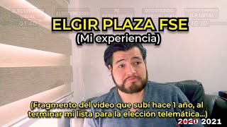 Elegir PLAZA MIR  Mi PROCESO para hacer quotLA LISTAquot Hace 1 año  Elección telemática aquí vamos [upl. by Sidwell]