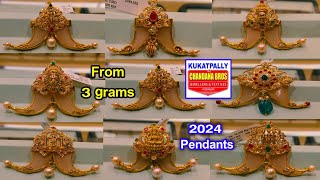 🤩🤩 3 గ్రాములు నుండి Gold Puligoru Pendant Designs l PuligoruPendants l Latest Gold Puligoru viral [upl. by Diet]