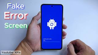 How to Fake Error Screen on Your Phone [upl. by Akemor616]