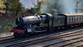 GWR 6959 ‘Modified Hall’ Class  6989 Wightwick Hall  Bluebell Railway  Horsted Keynes  161023 [upl. by Heath]