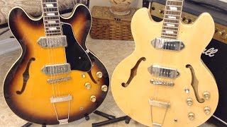 Epiphone Casino vs Epiphone Elitist Casino [upl. by Grimonia981]