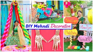 Mehndi DIY Decoration  Ceremony ideas  DIY Queen [upl. by Yregerg529]