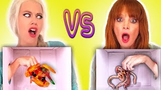 Gummy Food VS Real Food Challenge [upl. by Adekan43]