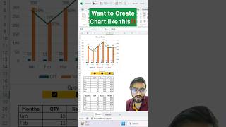 Dynamic Chart in Excel‼️ Use Amazing Trick excel exceltricks exceltips exceltutorial shorts [upl. by Eisso]