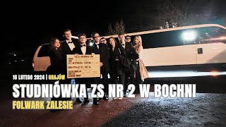 Studniówka Zespołu Szkół Nr 2 w Bochni  Folwark Zalesie 10022024 [upl. by Nnairret]