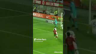 When Bazunu Saved Cristiano Ronaldos Penalty kick shorts [upl. by Aeduj]