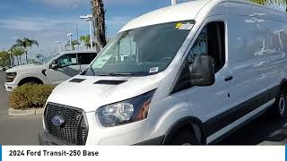 2024 Ford Transit250 TEMECULA BEAUMONT MENIFEE PERRIS LAKE ELSINORE MURRIETA R240995F [upl. by Wilow813]