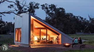 NEVER TOO SMALL 40sqm430sqft Tiny Cabin  Gawthornes Hut [upl. by Rahs]