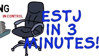 ESTJ IN 3 MINUTES  THE 16 PERSONALITY TYPES ANIMATED [upl. by Ennaillij]