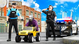 100 Tiny Cars Trolling Cops in GTA 5 RP [upl. by Weathers258]