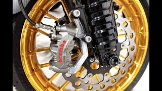 Brembo radial brake caliper conversion kits for HarleyDavidson [upl. by Icats]