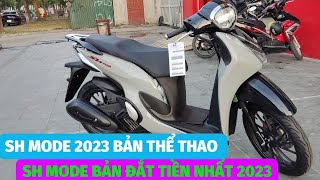 Honda Sh mode 2023 bản thể thao Review báo giá Sh mode bản đắt nhất màu xám xi măng shmode2023 [upl. by Sheree916]