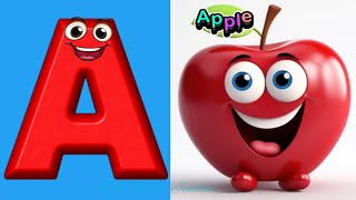 ABC Song  Phonics Song  ABC lyrics song  Tiny Tots  Kiddos Study Zone  Shapes Number Song [upl. by Gingras]