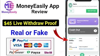 MoneyEasily Withdrawal Proof  MoneyEasily Real Or Fake  Money Easily Review [upl. by Mota]