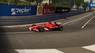 Ferrari F2005 Monaco Hotlap 115344 [upl. by Rior]