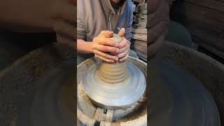 도예 도자기 물레 pottery ceramic clay Wheelthrowing asmr trimming [upl. by Lanta]