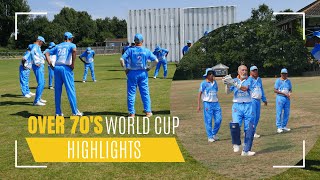 Highlights amp Glimpses from the Over 70’s World Cup 2024  Veterans Cricket India [upl. by Novad]