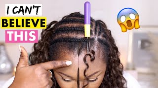 😱 The SOFT FEATHER Crochet Braids you never knew you needed Qvr Water Wave Microring Loop Hair [upl. by Eitten]