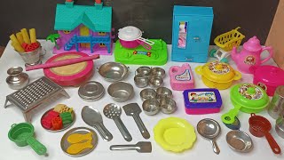 Play with Amazing mini kitchen set MINI CLAY Dolliyon [upl. by Weisbart]