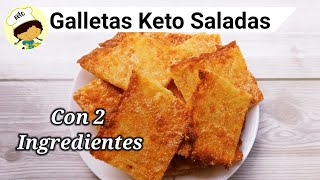 GALLETAS SALADAS KETO Galletas Sin Gluten  Galletas Cetogenicas Low Carb [upl. by Sheley]