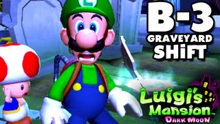 Luigis Mansion Dark Moon  Haunted Towers  B3 Graveyard Shift Nintendo 3DS Gameplay Walkthrough [upl. by Fazeli]