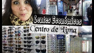 🎀 Lentes ECONÓMICOS en el CENTRO DE LIMA 🎀 Dónde compro mis Lentes de Marco y de Contacto 1 [upl. by Brett]