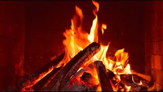 Cozy Nights 4K ASMR Fireplace for Deep Sleep and Stress Relief  Fireplace Burning [upl. by Jessee]