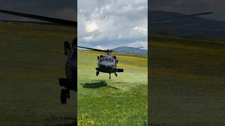 Bundesheer S70 Black Hawk helicopter im action… [upl. by Amat888]