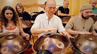 Handpan Celebration 2023  Malte Marten amp Handpan Choir  New Years Retreat [upl. by Ricarda868]