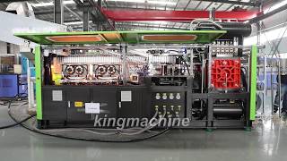 Full electrical servo variable pitch bottle blowing machine [upl. by Lebna244]