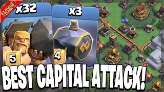 How to Use Battle Ram amp Graveyard Spam in the Clan Capital  Clash of Clans [upl. by Dorweiler]