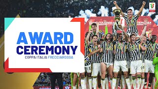 Juventus lift their 15th Coppa Italia  Award Ceremony  Coppa Italia Frecciarossa 202324 [upl. by Bekki202]