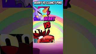 Berry VS Clancy Pins 🦄🦞🤔 brawlstars shorts [upl. by Nilahs]