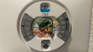 How to connect 8 wires AC system to Nest Thermostat [upl. by Beth]