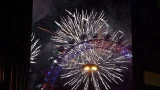 London Fireworks New Years 2017 [upl. by Jamieson]