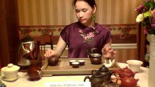 Chinese Tea Ceremony Yixing teapot Wuyi Oolong [upl. by Eiryt]