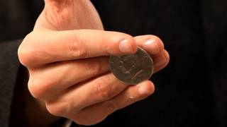 How to Back Palm a Coin  Coin Tricks [upl. by Aronos]