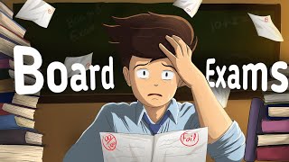 Life of a Class 10th Student  Ft Board Exams  Animated Video [upl. by Reivaxe378]