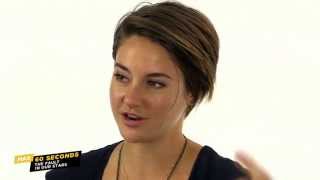 MAX 60 Seconds with The Fault in Our Stars Shailene Woodley Cinemax [upl. by Nebur]